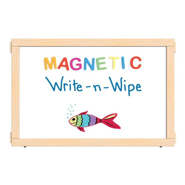 Jonti-Craft KYDZ Suite Panel, T-height, 36 in. Wide, Magnetic Write-n-Wipe - 1512JCTMG