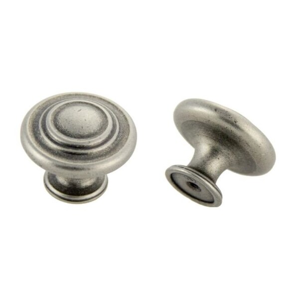 Crown 1-3/8" Spherical Cabinet Knob Weathered Nickel Finish - CHK971BNMDL