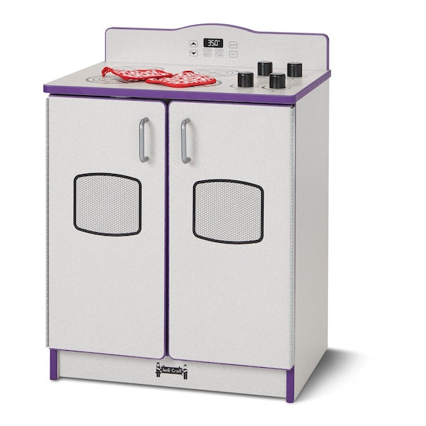 Jonti-Craft Rainbow Accents Culinary Creations Kitchen Stove, Purple - 2409JCWW004