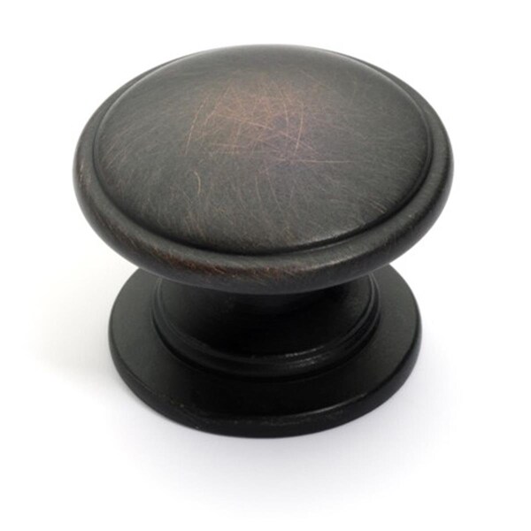 Dynasty Hardware Super Saver Cabinet Knob Aged Oil Rubbed Bronze - K8098010B