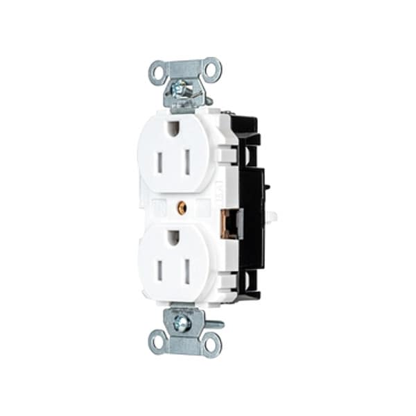 Conector Hubbell, 1/2 hp, 125V CA, NEMA 5-15R - BR15STWTR