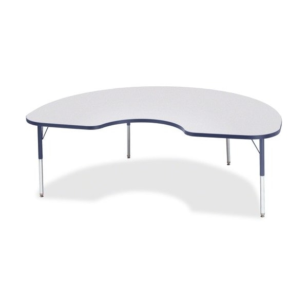 Jonti-Craft TABLE, KIDNEY, 48X72, GY/NY - JNT6423JCE112
