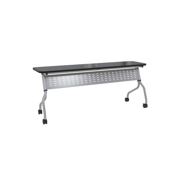 Safco Rectangle Sync 72"x18" Rectangular Table, 72 W, 18 L, 29.5 H, Laminate Top Top, Anthracite - SY1872TANT