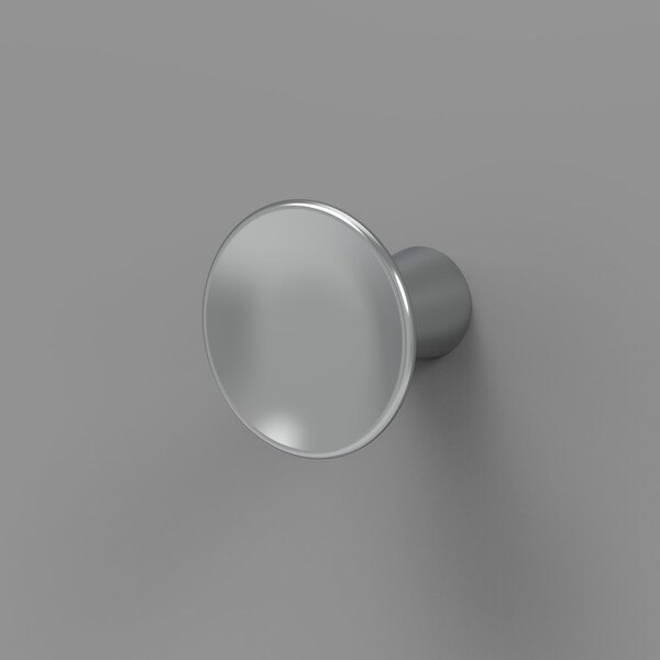 Hickory Hardware Maven Collection Hook Knob 2-5/16 Inch Diameter Chrome Finish - H078782CH