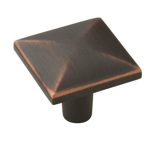 Amerock Extensity 1-1/8 in 29 mm Length Oil-Rubbed Bronze Cabinet Knob, 10PK - 10BX29370ORB