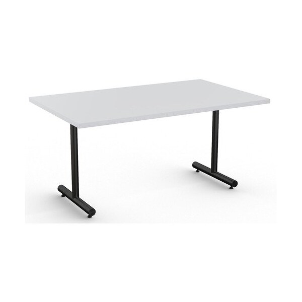 Special-T Table, Black Base, 30inWx60inLx29inH, Light Gray - SCTKING3060BLG