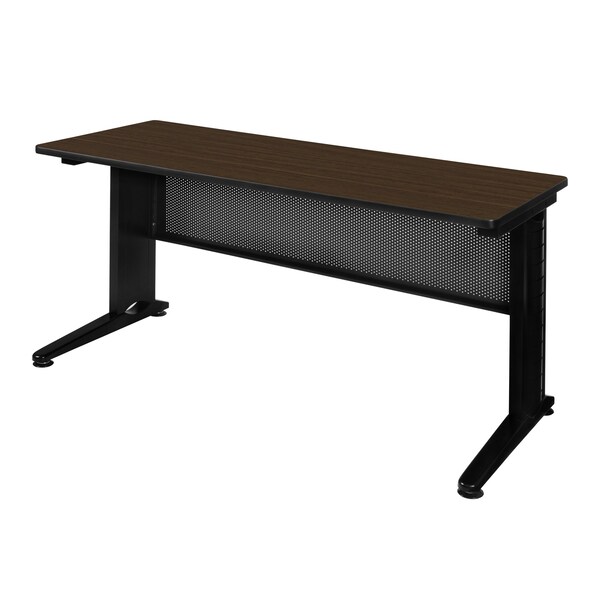 Regency Fusion Seminar Training Table, 72 in W, 24 in L, Neo Walnut - MFTT7224NW