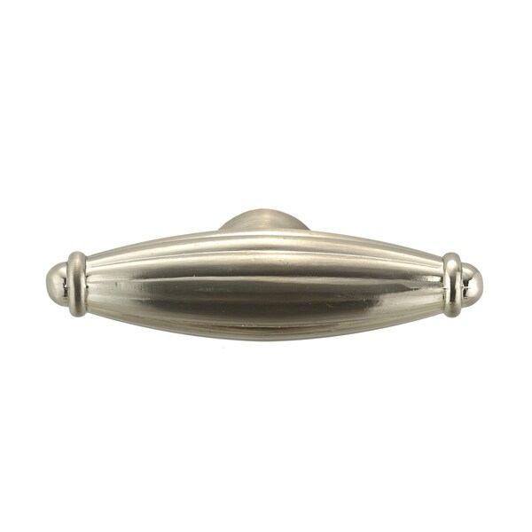 Richelieu 2 9/16 in. X 25/32 in. (65 mm x 20 mm) Brushed Nickel Traditional Metal Cabinet Knob - BP8061865195