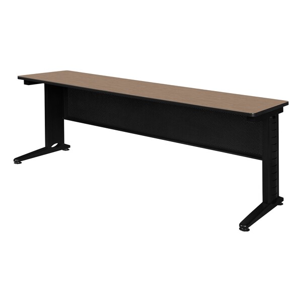 Regency Fusion Seminar Training Table, 84 in W, 24 in L, Noble Oak - MFTT8424NO