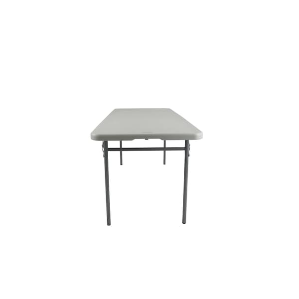 National Public Seating 30 in W, 6 ft. L, Plastic Top, Speckled Grey - CMFIH3072