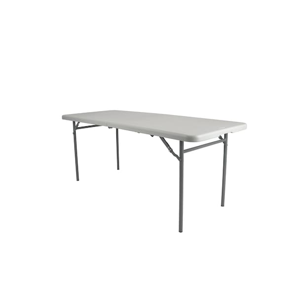 National Public Seating 30 in W, 6 ft. L, Plastic Top, Speckled Grey - CMFIH3072