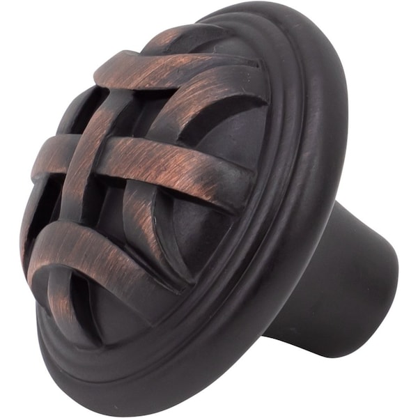 Designperfect 1-1/4 Diameter Round Cabinet Knob, Brushed Oil Rubbed Bronze, 25PK - DPA25L68KORB