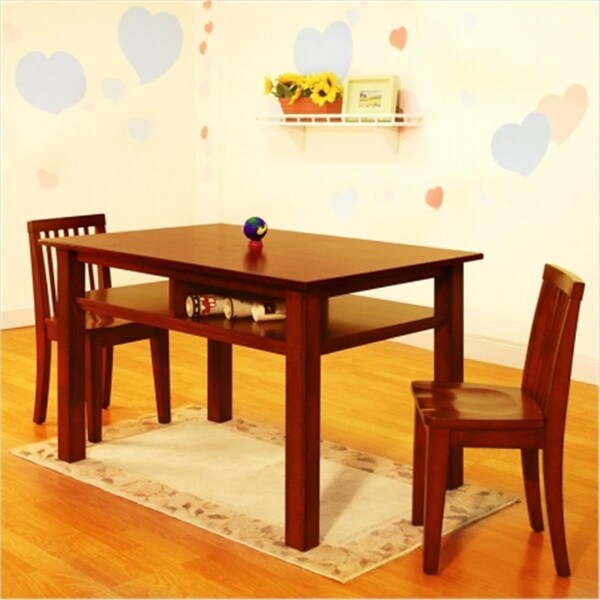 Convenience Concepts AFG Athena Newton Kids Table and Chair Set -  Gray - HI3322856