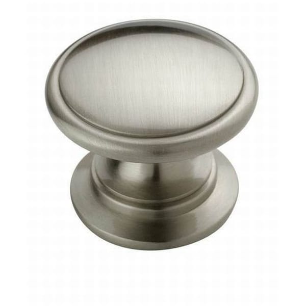 Amerock BP53012G10-25PACK 1-1/4" (32 mm) Diameter Value Cab Knob Satin Nickel - BP53012G10-25PACK