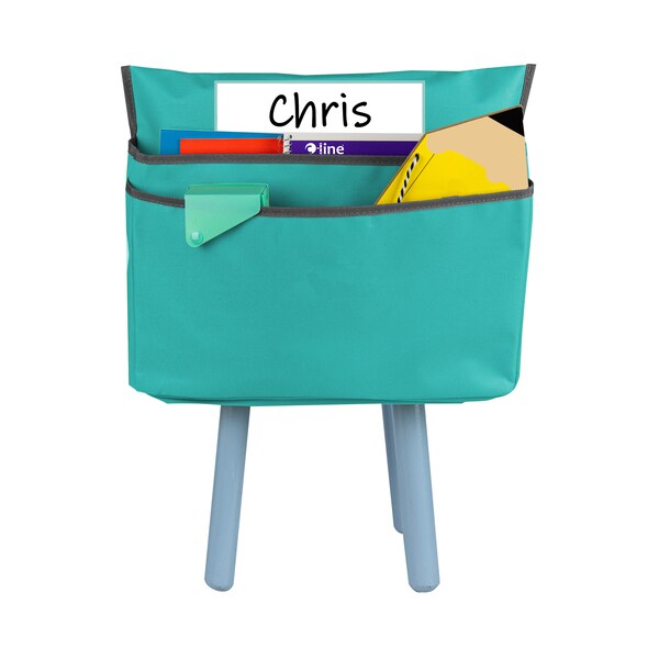 C-Line Products Standard Chair Cubbie, 14in, Seafoam Green, PK2 - 10414