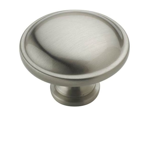 Amerock BP53015G10-10PACK Pack of 10 1-1/4" (32 mm) Cab Knob Satin Nickel - BP53015G10-10PACK