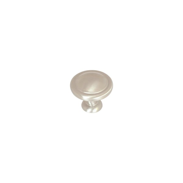 Amerock Cabinet Knob Allison Round 1-1/4in D 1-1/16in Satin Nickel Satin Nickel - BP1387G10