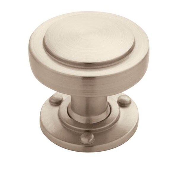 Amerock BP53710G10-10PACK 1-1/4" (32 mm) Rochdale Cab Knob Satin Nickel - BP53710G10-10PACK