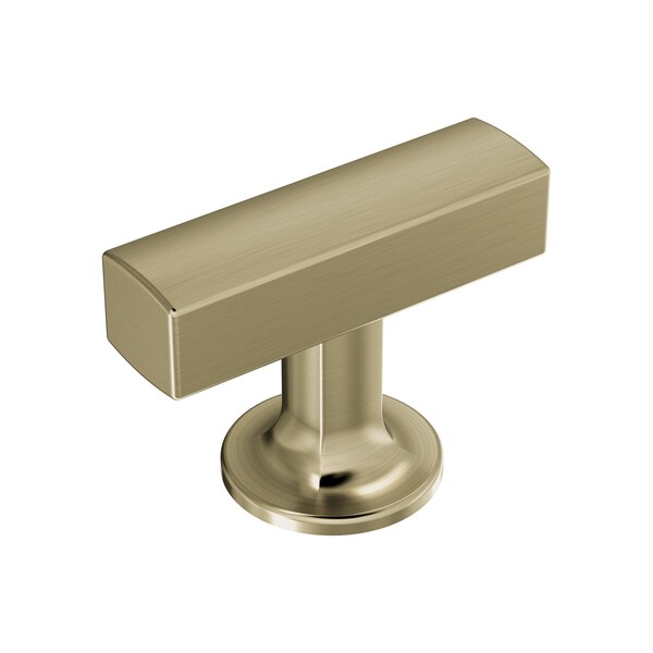 Amerock Everett 1-3/4 inch 44mm Length Golden Champagne Cabinet Knob - BP37100BBZ