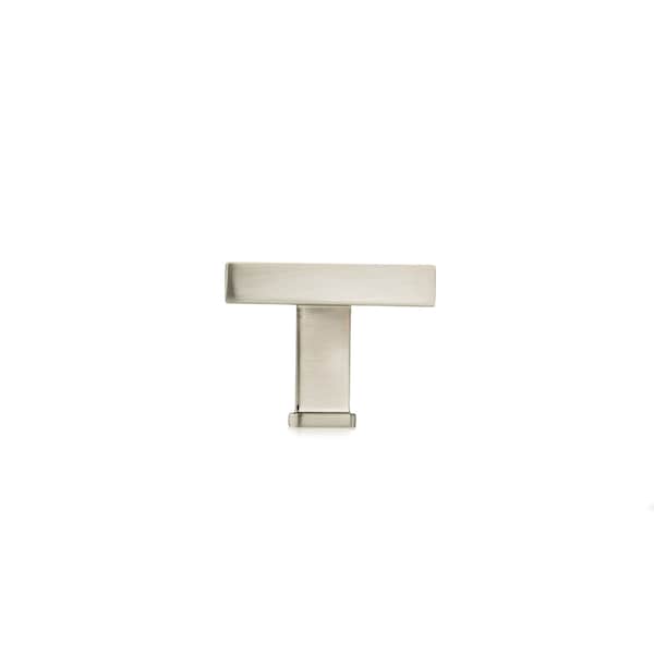 Richelieu 1 3/8 in (35 mm) x 1 3/8 in (35 mm) Brushed Nickel Transitional Cabinet Knob - BP87883535195