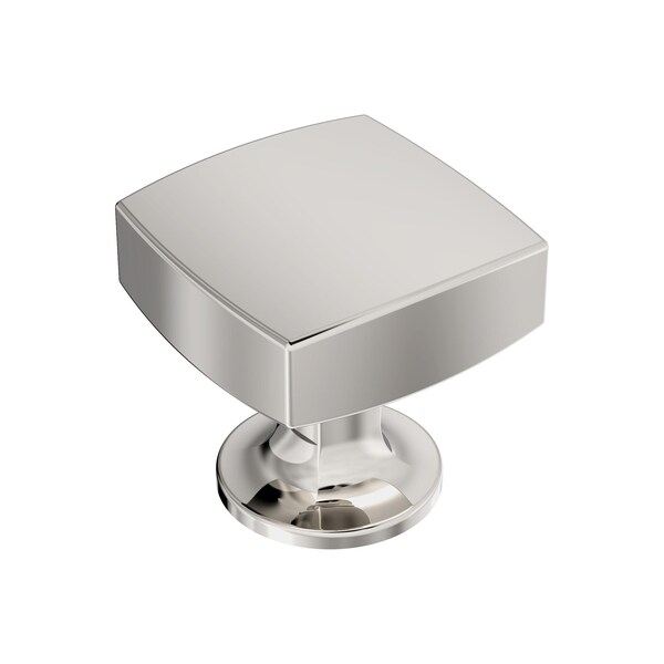 Amerock Everett 1-1/4 inch 32mm Length Polished Nickel Cabinet Knob - BP37101PN
