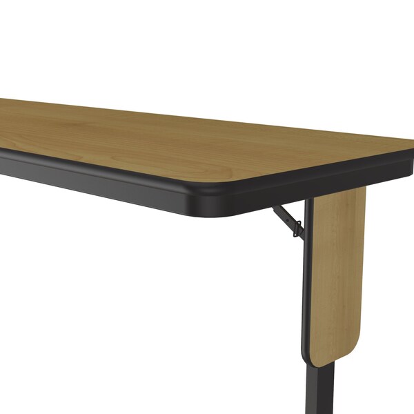 Correll Rectangle Panel Leg Folding Seminar Training Table, 24" W, 72" L, 29" H, High Pressure Laminate Top - SP2472PX-16