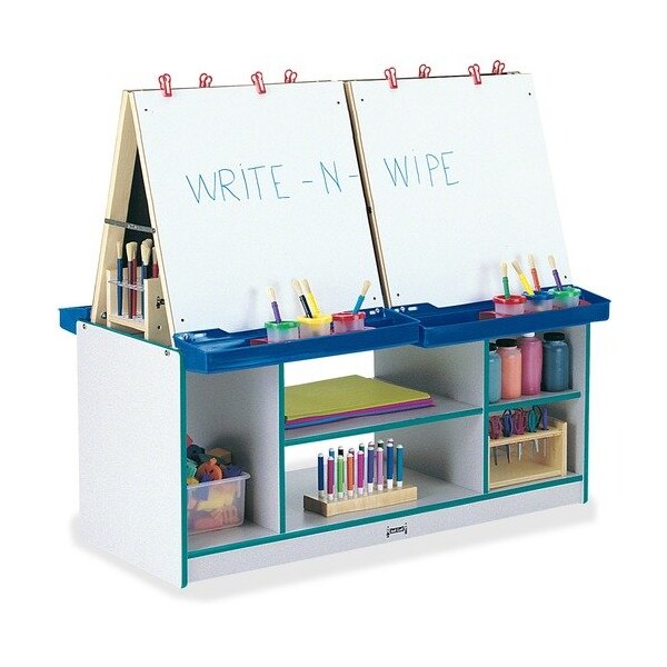 Jonti-Craft CENTER, ART, 4-STATION, TEAL - JNT0294JCWW005