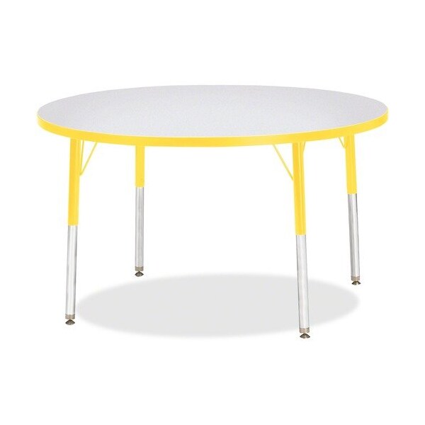 Jonti-Craft TABLE, ACTIVITY, 42inRND, GY/YW - JNT6468JCE007