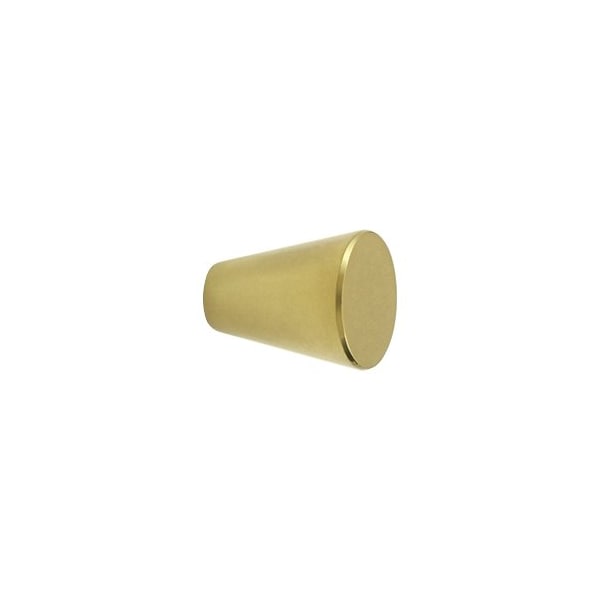 Deltana KC24U3 Cone Cabinet Knob Polished Brass, 10PK - KC24U3-XCP10