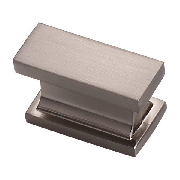 Sapphire Hexa Series 1-1/2 in. Modern Brushed Satin Nickel Cabinet Knob (10-Pack) - SP-2891-51-BSN-10