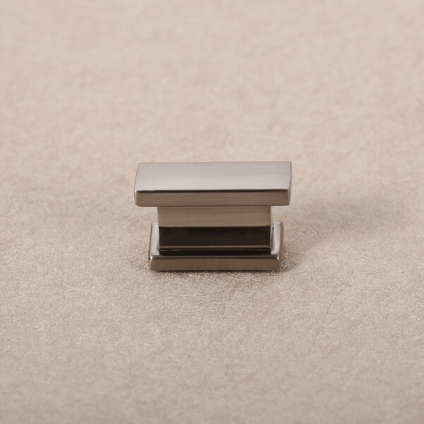 Sapphire Hexa Series 1-1/2 in. Modern Brushed Satin Nickel Cabinet Knob (10-Pack) - SP-2891-51-BSN-10
