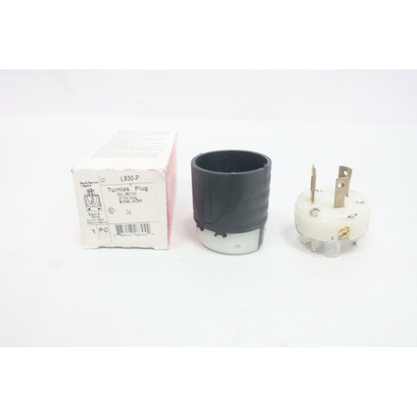 Enchufe Pass & Seymour Turnlok 2P 3W 30A 480V-AC - L830-P