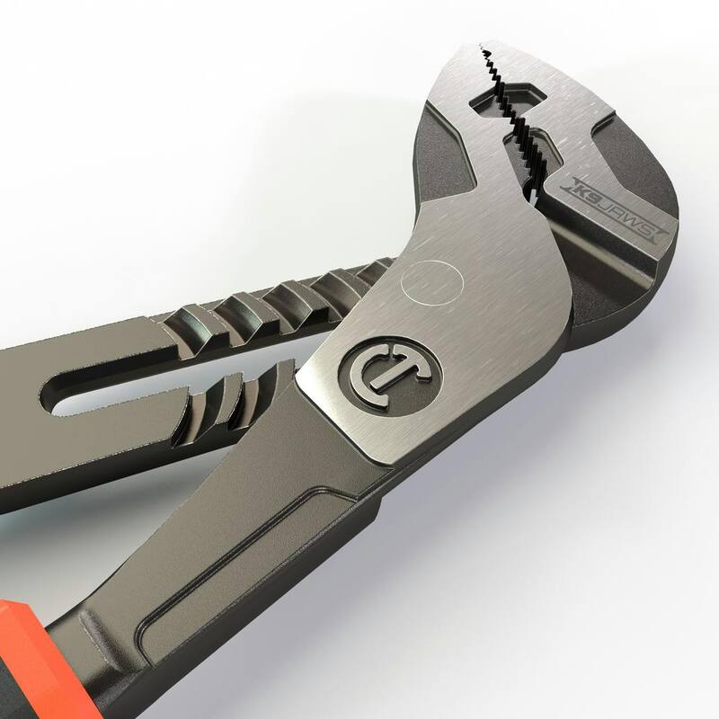 Pinzas de Mordaza Recta Crescent de 12 pulgadas Z2 K9 con Mango de Doble Material - RTZ212CG