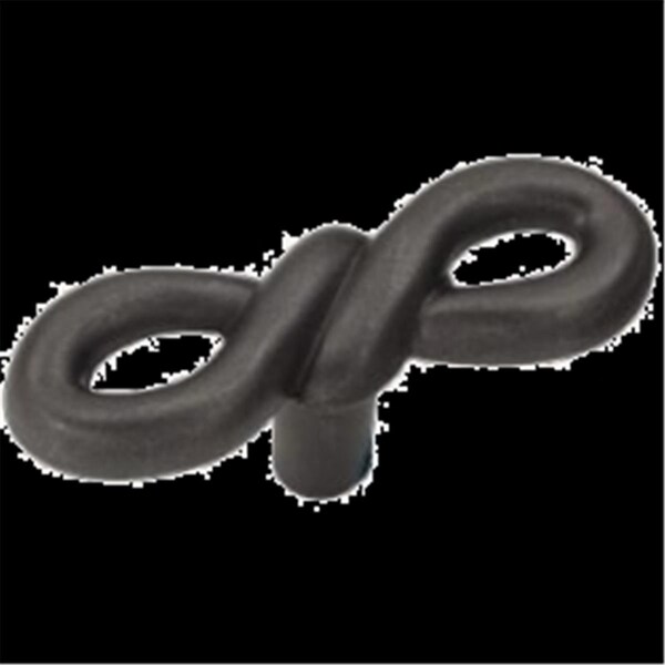 Belwith Products Belwith 0.75 x 2.12 in. French Twist Knob - Black Iron - BWP3450 BI