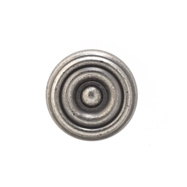 Richelieu 1 1/4 in (32 mm) Pewter Traditional Brass Cabinet Knob - BP1430142