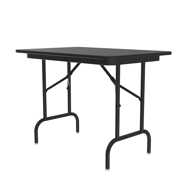 Correll CF TFL Folding Tables - Keyboard Height 24x48 Black Granite - CF2448TFK-07