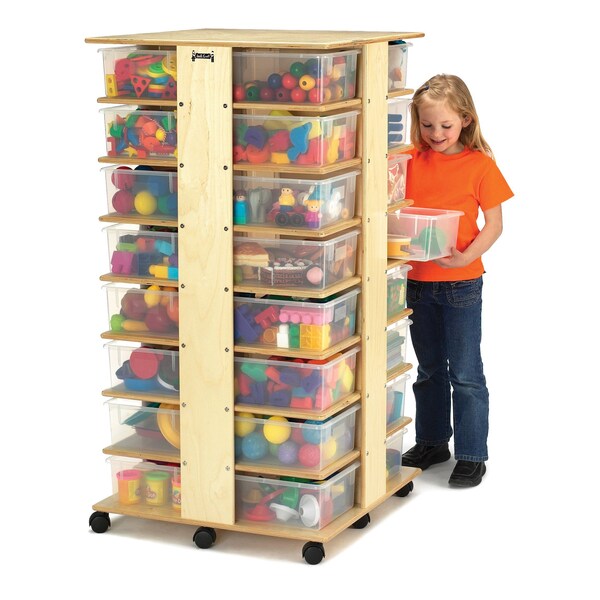 Jonti-Craft 32 Tub Tower, with Colored Tubs - 0354JC