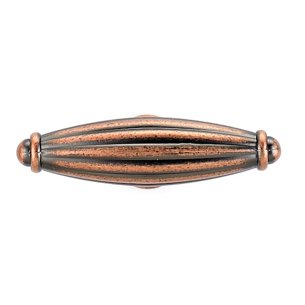 Richelieu 2 9/16 in. X 25/32 in. (65 mm x 20 mm) Antique Copper Traditional Metal Cabinet Knob - BP8061865193