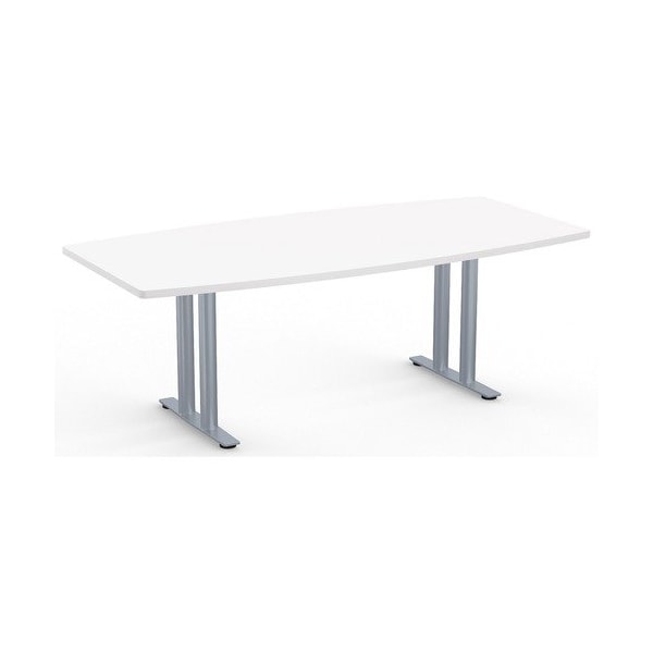 Special-T Conference Table, BoatShaped, T-Base, 84inx42in, WE - SCTSIENTL4284DW
