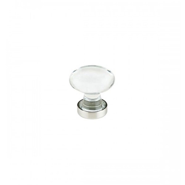 Patioplus Hampton 1.25 in. Cabinet Knob, Satin Nickel - PA2001649