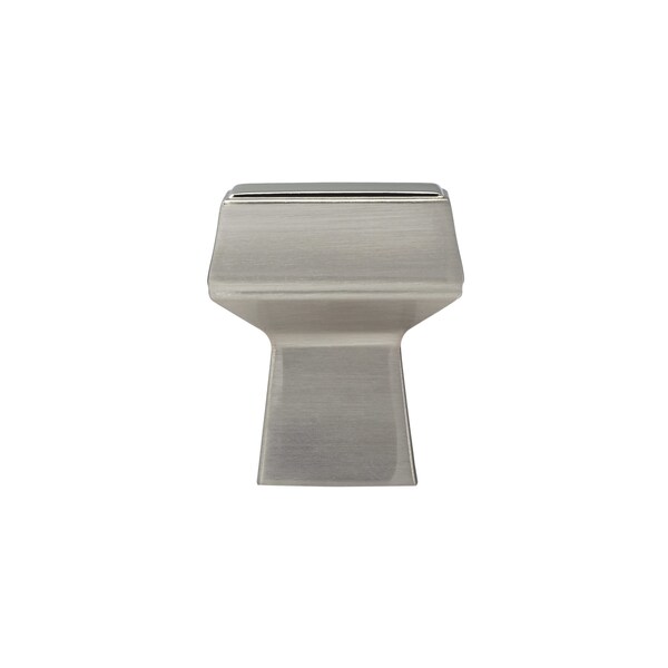 Richelieu 1 1/32 in (26 mm) x 1 1/32 in (26 mm) Brushed Nickel Contemporary Cabinet Knob - BP5623030195