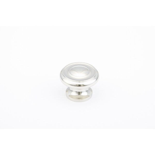 Schaub 1-1/4in Colonial Cabinet Knob Polished Nickel Finish - 703-PN