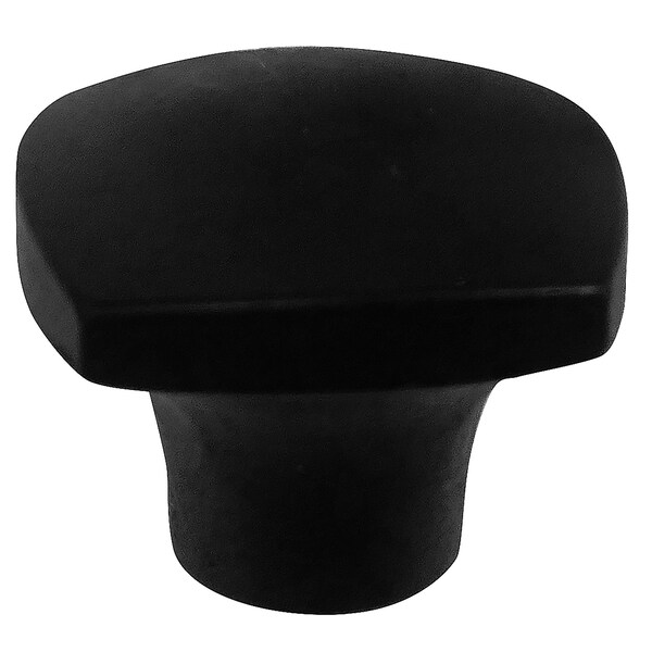 Laurey 1 1/2in Square Knob - Aventura - Matte Black - 74420