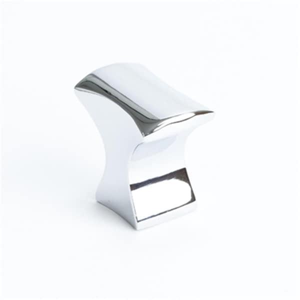 Hd Berenson 1.25 x 0.75 in. Knob- Aspire Polished Chrome - BE9242 1026