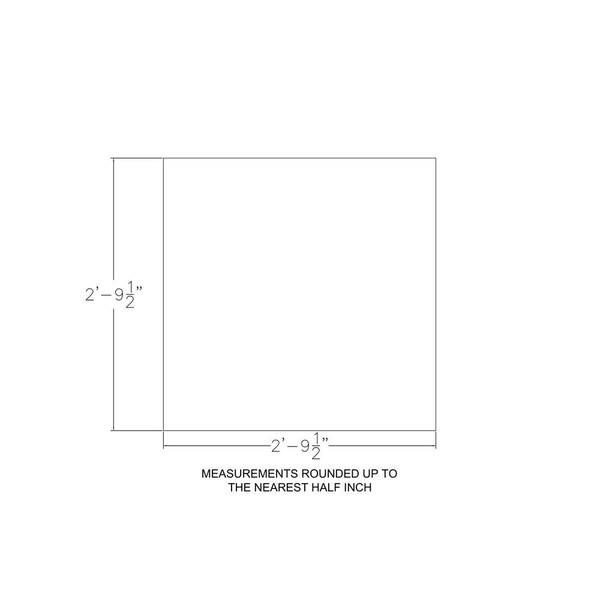 Skutchi Designs Square 2 Person Conference Room Table, 34" W, 34" L, 25" H, Sea Salt - HAR-SQ-34-24SQ-XD1026