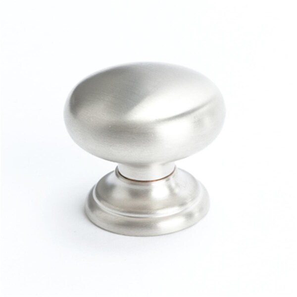 Hd Berenson 1.37 in. Knob- Euro Classica Brushed Nickel - BE7096 1BPN