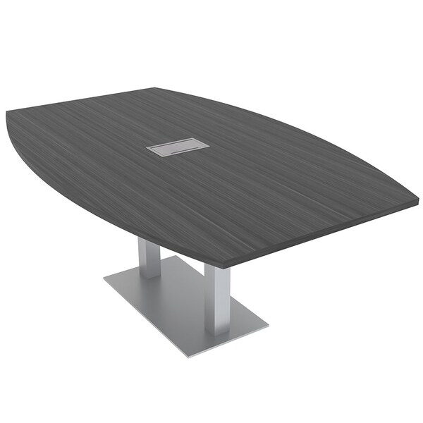 Skutchi Designs 45 in W, 71.5 in L, 29 in H, Grey - HAR-BOT-46X72-DOU-ELEC-ASIANNIGHT
