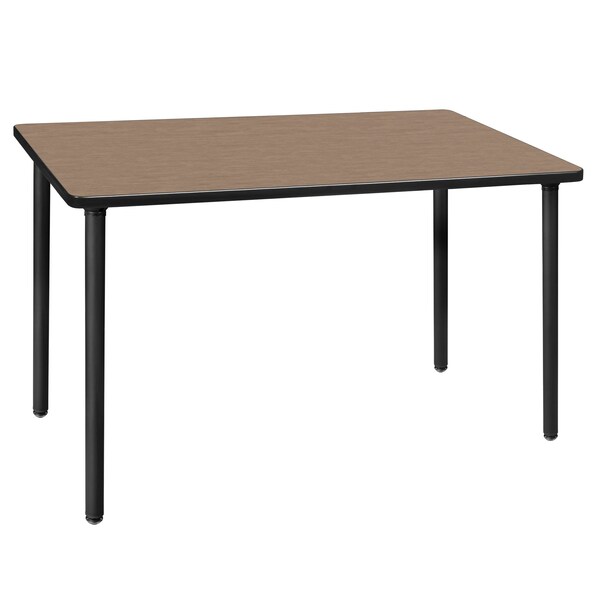 Regency Kee Folding Training Seminar Table, 42 in W, 24 in L, Noble Oak - MTF4224NOBK