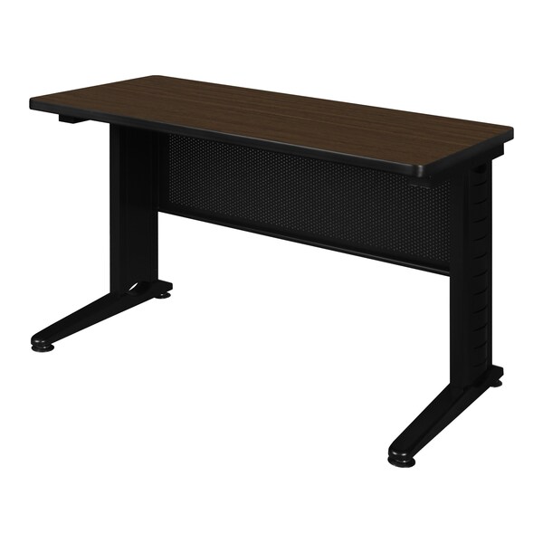 Regency Fusion Seminar Training Table, 48 in W, 24 in L, Neo Walnut - MFTT4824NW
