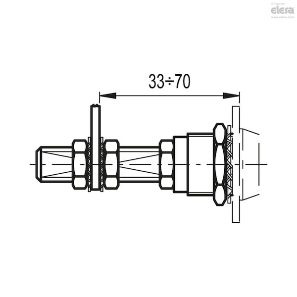 Elesa Lever latches with key, CSLU-FM-45-16 - CSL.FM
